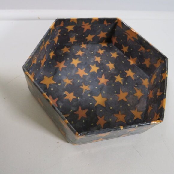 Stars & Saints Wine Box (or tall box) 13" tall Christmas holiday giftable - Picture 2 of 9